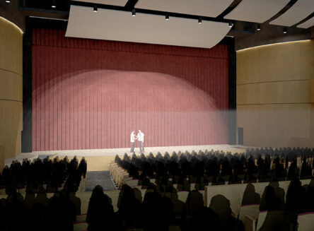 FVCC Theatre College Center with audience