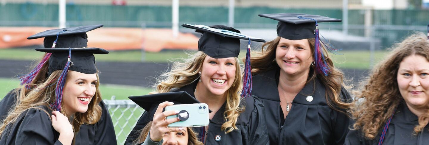 Graduation selfie