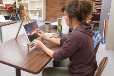 Oil painting class