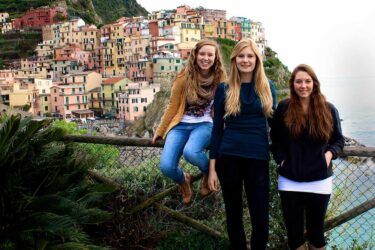 Study Abroad students in Italy