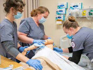 nursing students learning