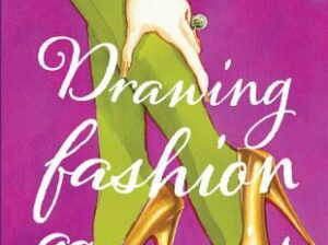 drawing fashion accessories graphic with woman wearing heels and jewelry