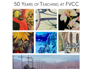 karen leigh 50 years of teaching at fvcc graphic