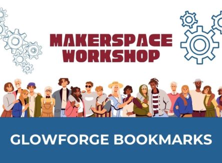 makerspace glowforge bookmarks graphic