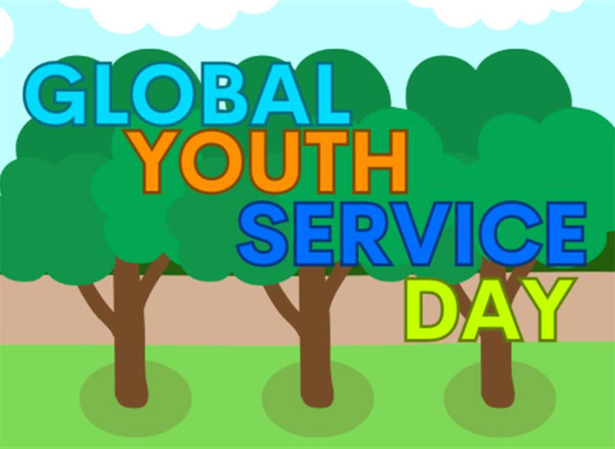 global youth service day graphic