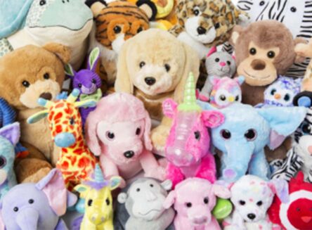 a pile of stuffed animals