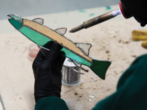 stained glass fish continuing education class