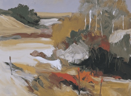 A painting by expressionist artist Freeman Butts will be part of a new exhibit, Montana Modernism, at the Wanda Hollensteiner Art Gallery.