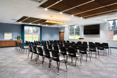 conference room with chairs set