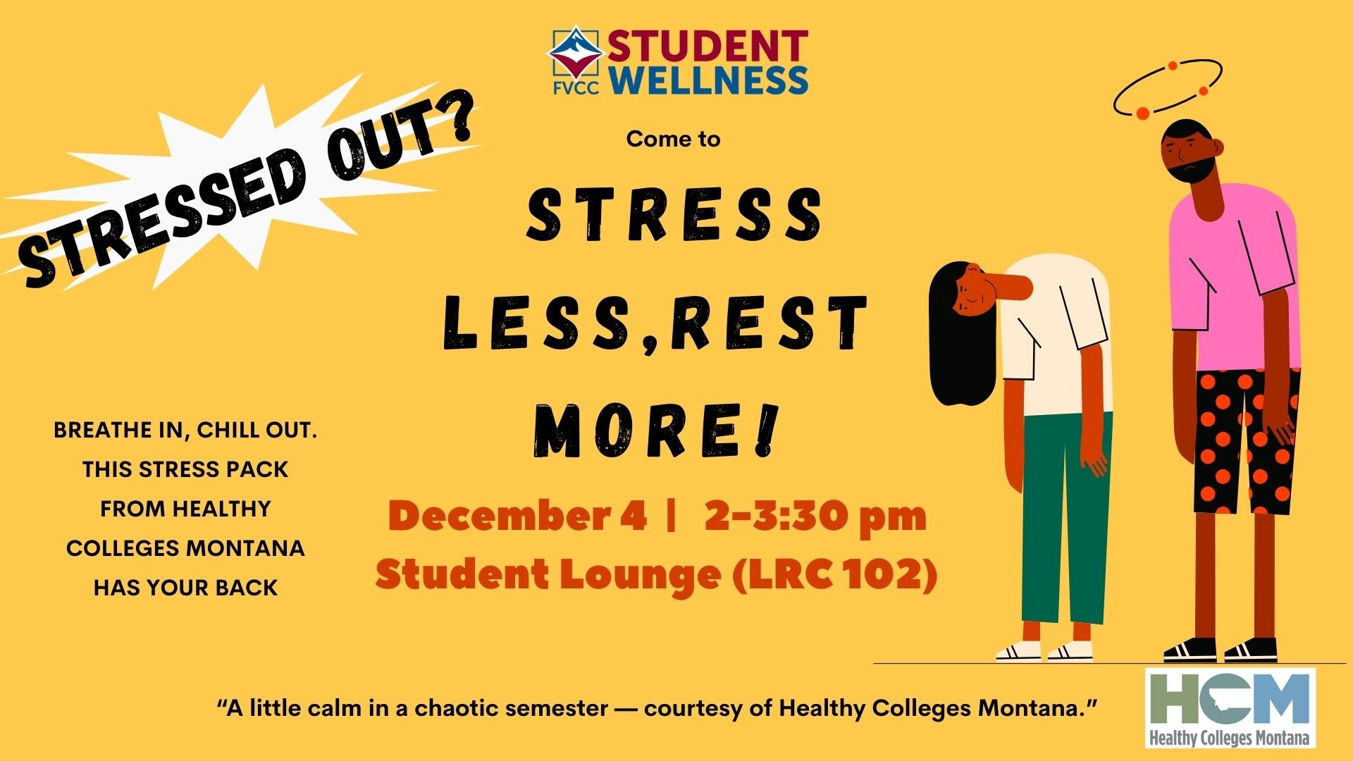 Stress Less, Rest More